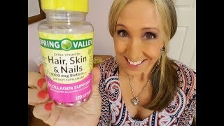 Spring Valley Hair Skin amp Nails Supplement  Review by Kim Townsel [upl. by Nerag20]