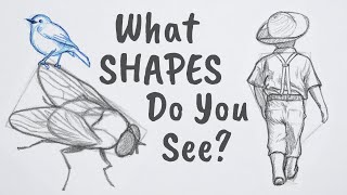 How to Draw ANYTHING Using Simple Shapes [upl. by Redla]