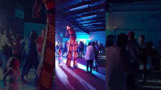 LED Robots  RoboTRON  Dancing at Quinceañera Sweet 16 Wedding Birthday Parties [upl. by Whang747]