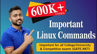 L16 Imp Linux CommandsOperating System  Must Watch for CollegeUniversity amp Competitive exams [upl. by Leod]