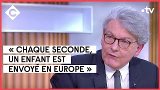 Comment lEurope accueille les réfugiés ukrainiens avec Thierry Breton  C à vous  17032022 [upl. by Hayman37]