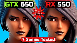 RX 550 vs GTX 650  How Big Is The Difference [upl. by Elbert104]