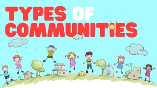 Types of Communities  Learn about communities for kids and help them learn how to identify them [upl. by Anna-Diane]