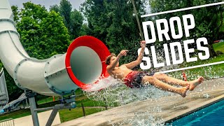 Amazing DROP SLIDES Compilation Jump Slides [upl. by Eimmit]