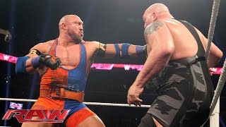 Ryback vs Big Show Raw December 28 2015 [upl. by Delmore]