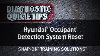 Diagnostic Quick Tips  Hyundai Occupant Detection System Reset [upl. by Neelhsa202]