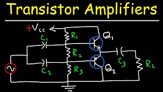 Transistor Amplifiers  Class A AB B amp C Circuits [upl. by Bard]