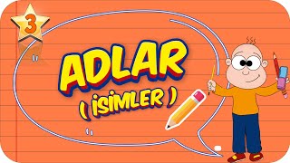 3 Sınıf Türkçe Adlar İsimler 2022 [upl. by Kiah]