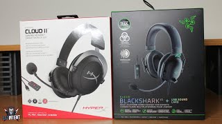 HyperX Cloud II vs Razer BlackShark V2 [upl. by Patsis964]