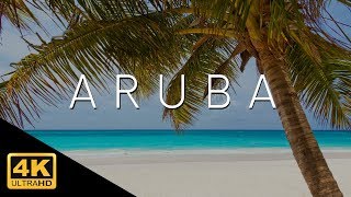 Aruba 4k Full Island and Beach Tour Video [upl. by Kurman]