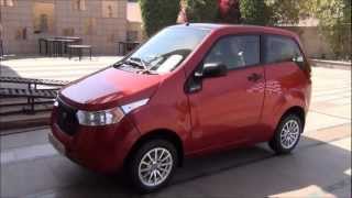 Mahindra Reva E2O Electric Car Review Exteriors Interiors And Features [upl. by Chud487]