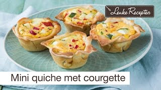 Mini quiche met courgette [upl. by Ennayhs]