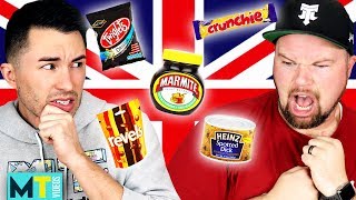 Americans Try Weird British Food for the First Time [upl. by Traver]