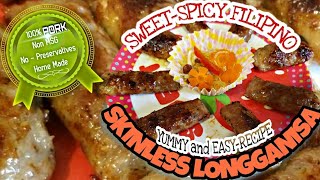 Skinless Longganisa  Homemade Filipino Pork Longganisa  Easy Filipino Recipe  Romeros Channel [upl. by Nrubua]