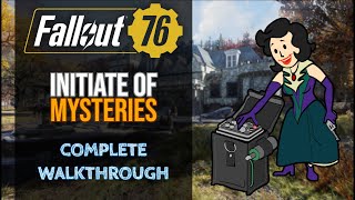 Fallout 76 Initiate Of Mysteries Quest Walkthrough [upl. by Ripleigh]