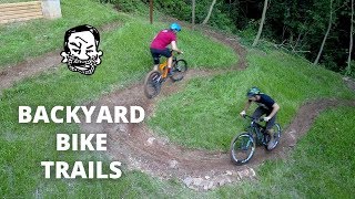 Backyard MTB Trails  Building amp Riding [upl. by Htebazie917]