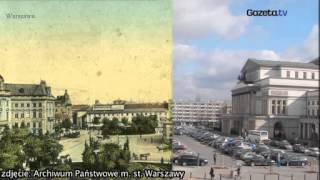 Warszawa dzisiaj i przed wojną Zobacz te same miejsca [upl. by Whetstone]