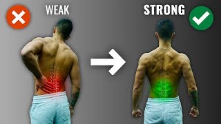 How To Get A Strong Lower Back The RIGHT Way 4 Must Do Exercises [upl. by Aina]