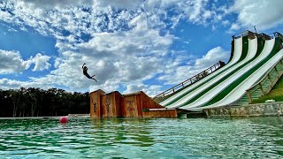 GIANT Waterslide Battle [upl. by Sorgalim]