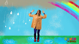 Preschool Learn to Dance Drip Drop Rain [upl. by Rednirah]