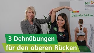 3 Dehnübungen für den oberen Rücken am Arbeitsplatz [upl. by Candy]