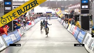 Cyclist celebrates too early loses World Championships [upl. by Akirea]