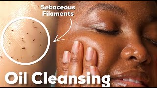 ESTHETICIAN APPROVED OIL CLEANSING GUIDE FOR ALL SKIN TYPES  ACNE OILY DRY COMBO [upl. by Rask337]