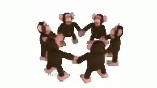 10 HOURS Happy Monkey Circle meme [upl. by Marston]