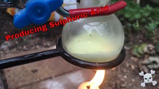 Producing Sulphuric Acid [upl. by Aihsyak]