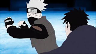 4K 200FPS Kakashi vs Obito [upl. by Melnick]