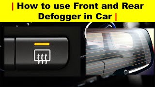 How to use Front and Rear Defogger in Car  UandI Automobiles [upl. by Padraic924]