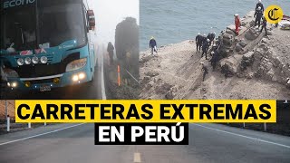 Las CARRETAS PELIGROSAS del Perú además de Pasamayo [upl. by Miles]