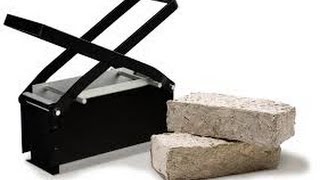 How to make a paper briquette [upl. by Yelserp]