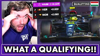 Our reaction to an INCREDIBLE Hungarian GP Qualifying [upl. by Jade]