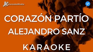 Alejandro Sanz  Corazón Partió Karaoke Instrumental con coros [upl. by Ocire]