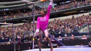 Simone Biles  Uneven Bars  2015 ATampT American Cup  NBC [upl. by Kere495]