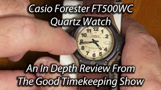 Casio Forester Watches FT500WC In Depth Review [upl. by Aleil998]