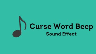 Curse Word Beep Sound Effect [upl. by Alisa]