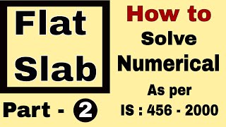 Flat Slab Design Example Part 1 [upl. by Yeslrahc]