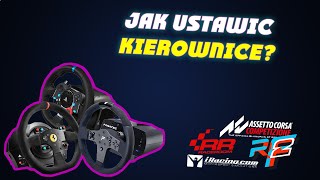 Jak ustawić kierownicę w simracingu Logitech Thrustmaster Fanatec [upl. by Allac100]