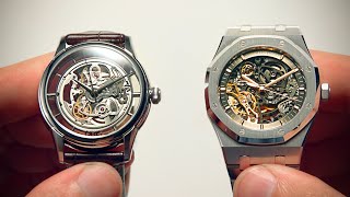 Can You Tell The Difference Cheap vs Expensive Skeleton Watches  Watchfinder amp Co [upl. by Amaras]