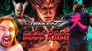 BOSS RAGE Shin Akuma amp Devil Kazuya Tekken 7 [upl. by Drhcir]