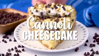 CANNOLI CHEESECAKE RECIPE [upl. by Dixil723]