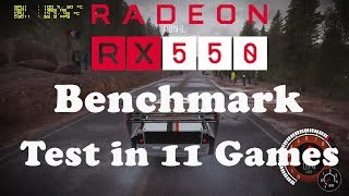 Radeon RX550 2GB Test in 11 Games  RADEON™ RX 550 AERO ITX 2G OC  i74790k [upl. by Yllom685]