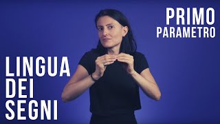 La lingua dei segni italiana  Il primo parametro [upl. by Awram]