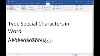 Type Spanish Letters in Microsoft WORD Without Changing Keyboard Layout [upl. by Airotel]