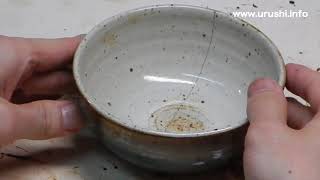 Traditional Kintsugi processRegular gold speedup version [upl. by Niall906]