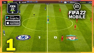 FIFA 22 MOBILE English Beta Gameplay Android iOS  Part 1 [upl. by Alenas]