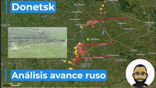 GEOPOLITICS Guerra de Ucrania  Análisis avance ruso en Donetsk [upl. by Eilrahc]