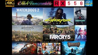 I5 3470  RX 550 4GB in 15 Games  2021 Part1 [upl. by Auqenahc]